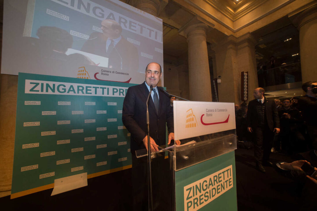 Nicola Zingaretti rieletto alla Regione Lazio