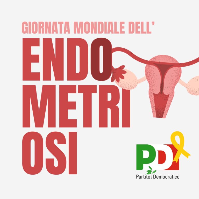 Endometriosi: Pd, ribadiamo impegno per il pieno diritto alla salute