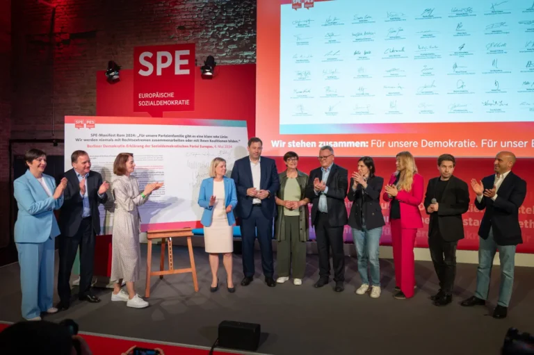 La “Berlin Democracy Declaration” del Partito dei Socialisti Europei