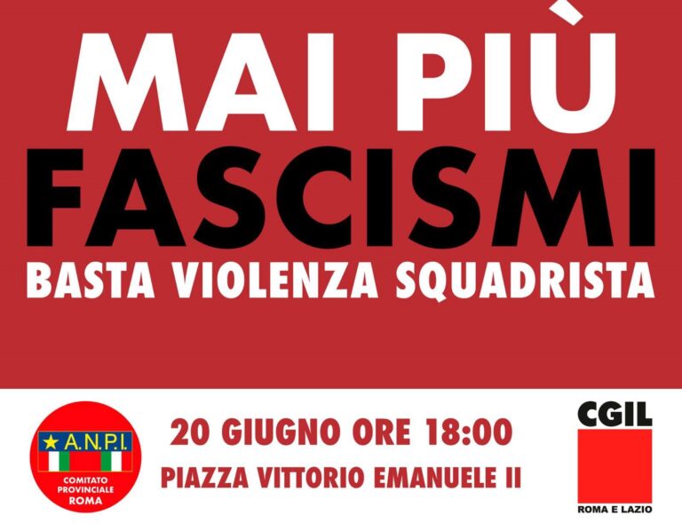 Sciogliere i movimenti di matrice fascista: il Pd al presidio a Roma